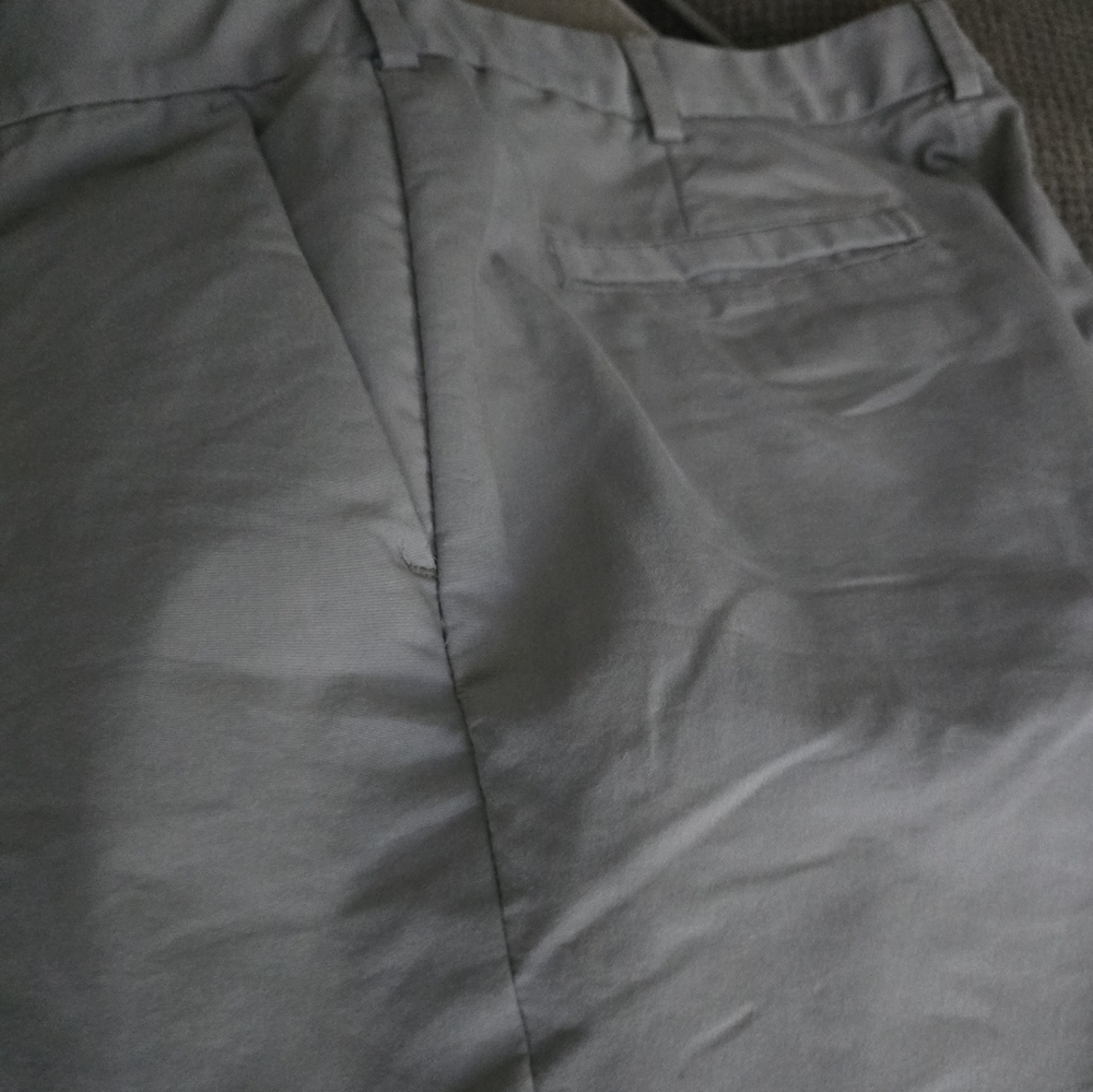 Gray Casual Pants
